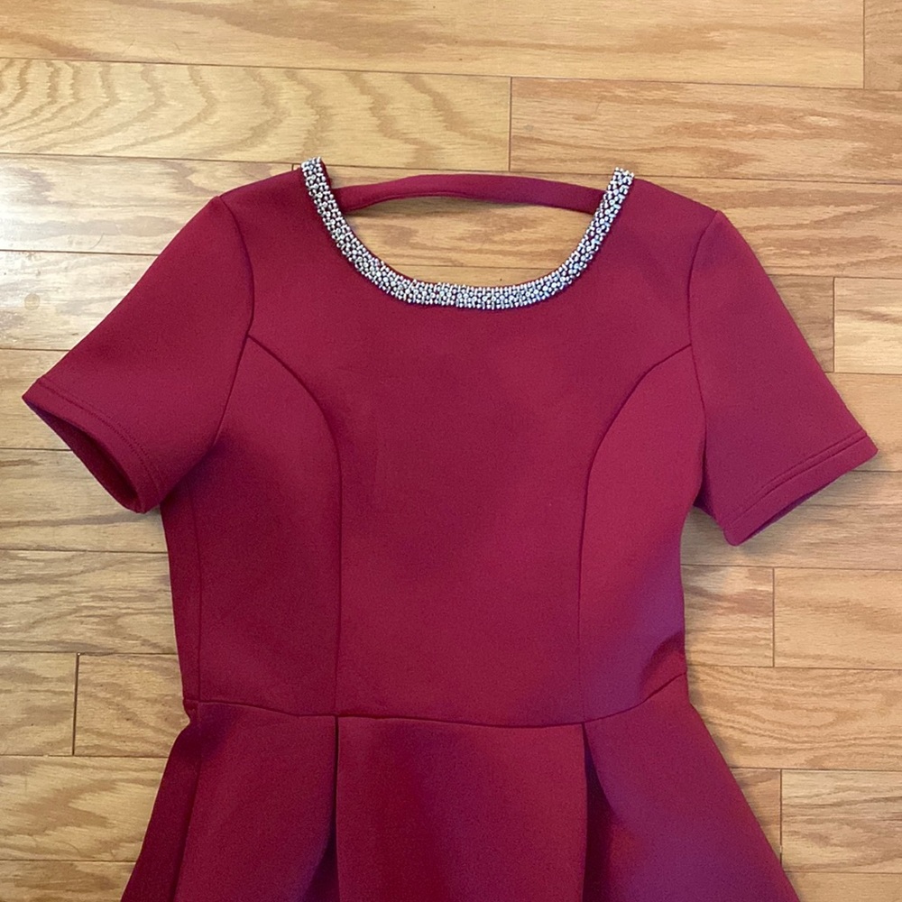 Holiday red dress
